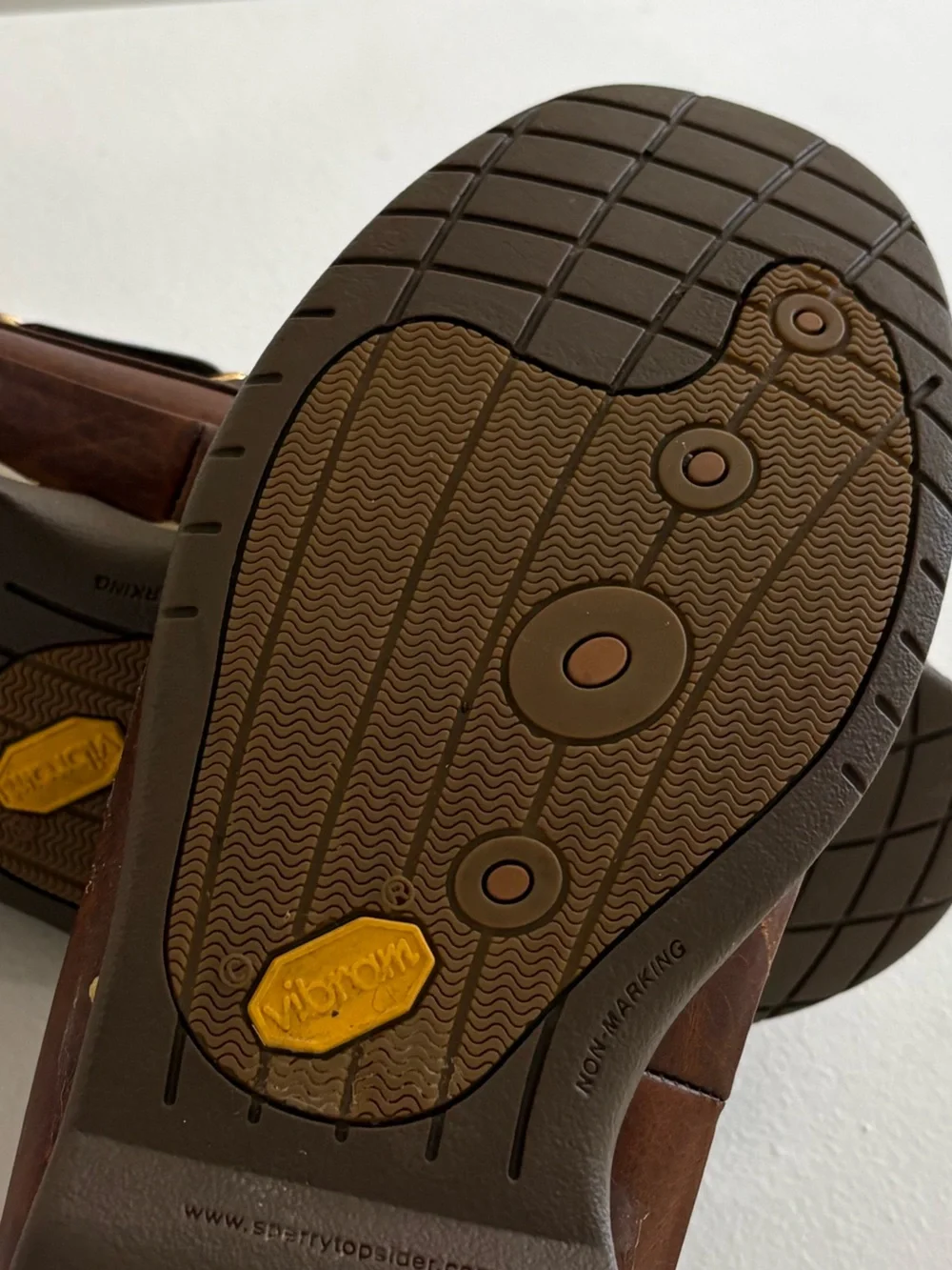 Sorry Top-Side Gold Cup Boat Shoes Men’s 10M Brown Leather Loafers